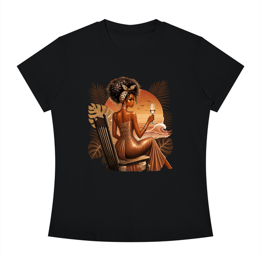 Sunset Toast Women’s Slim-Fit Graphic Tee