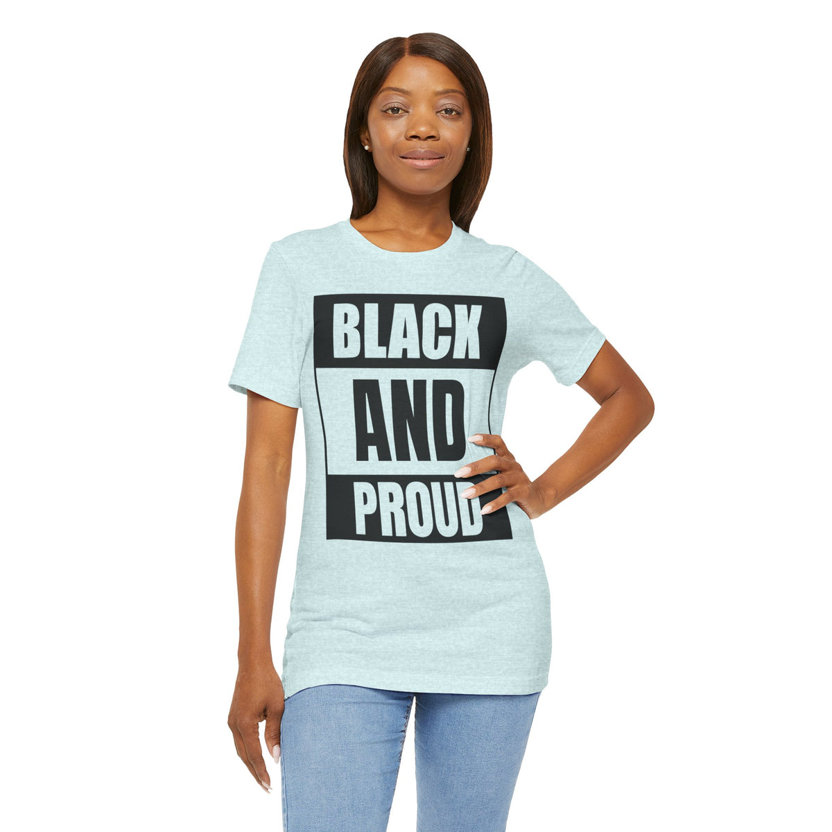 Black and Proud T-Shirt — Bold Black Empowerment Tee
