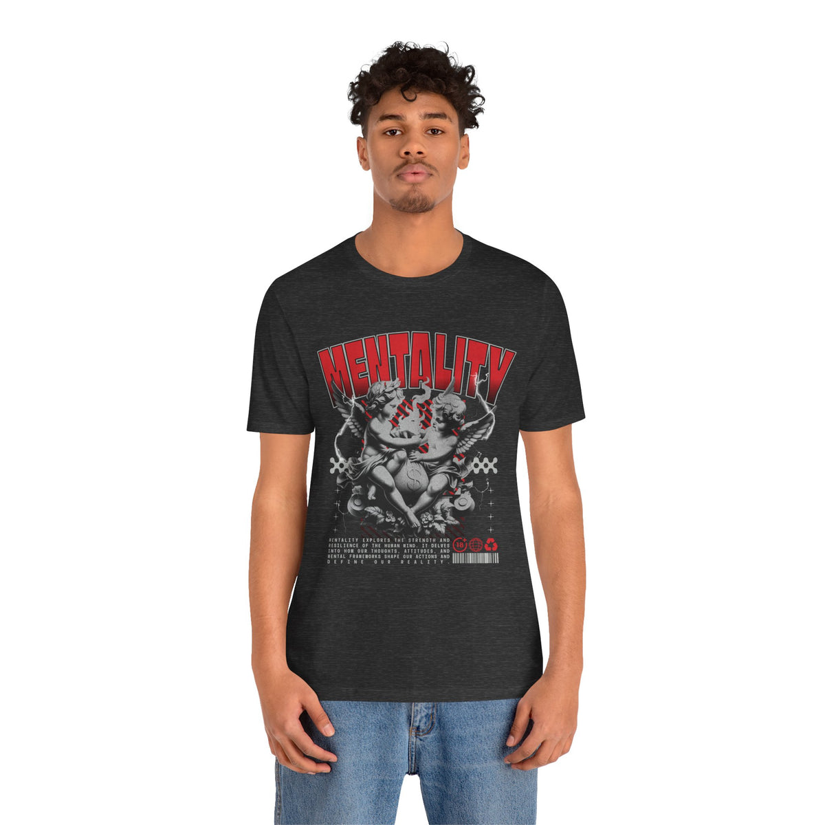 Mentality Graphic Tee — Vintage Cherub Skate Art Shirt