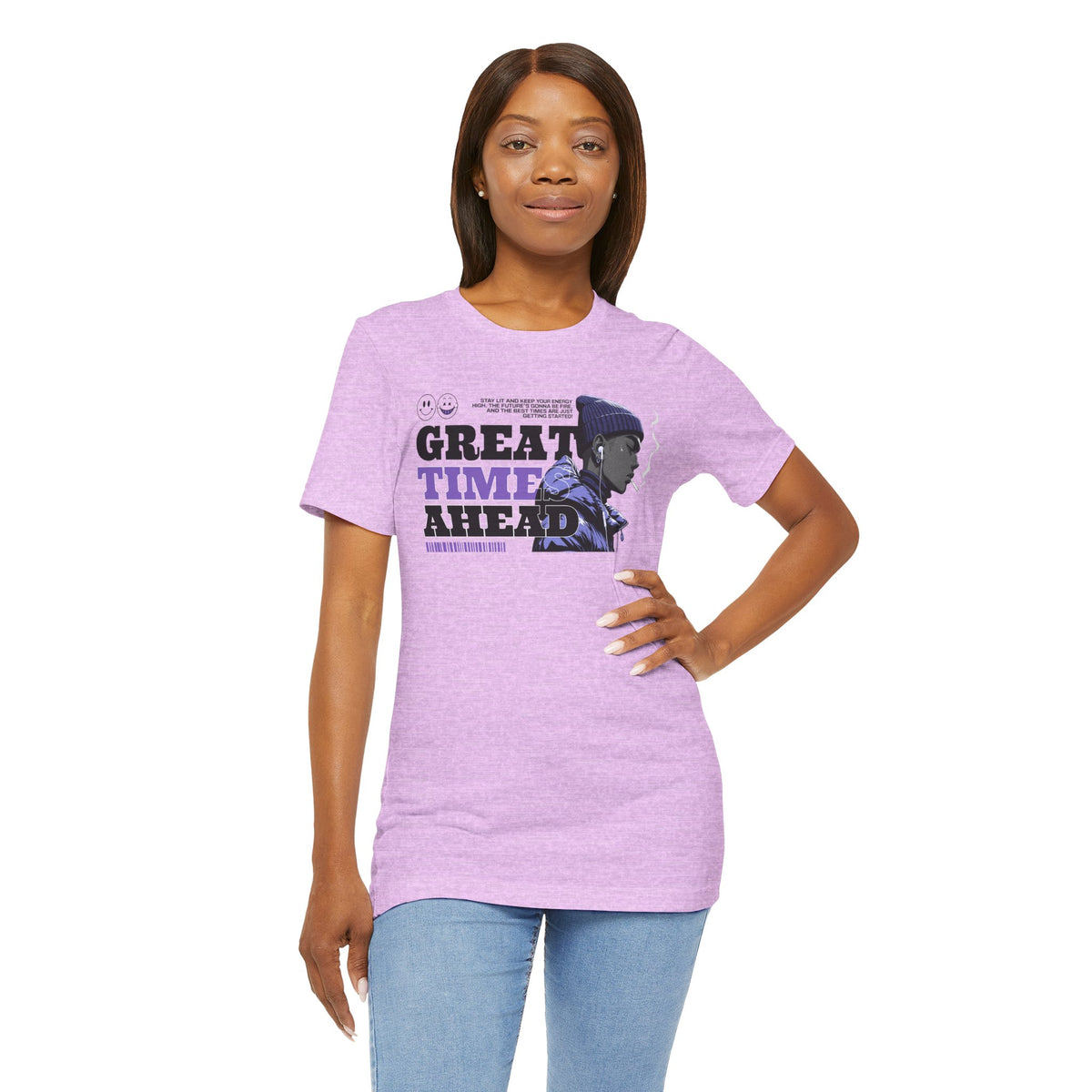 Great Times Ahead Graphic Tee — Motivational Streetwear T‑Shirt
