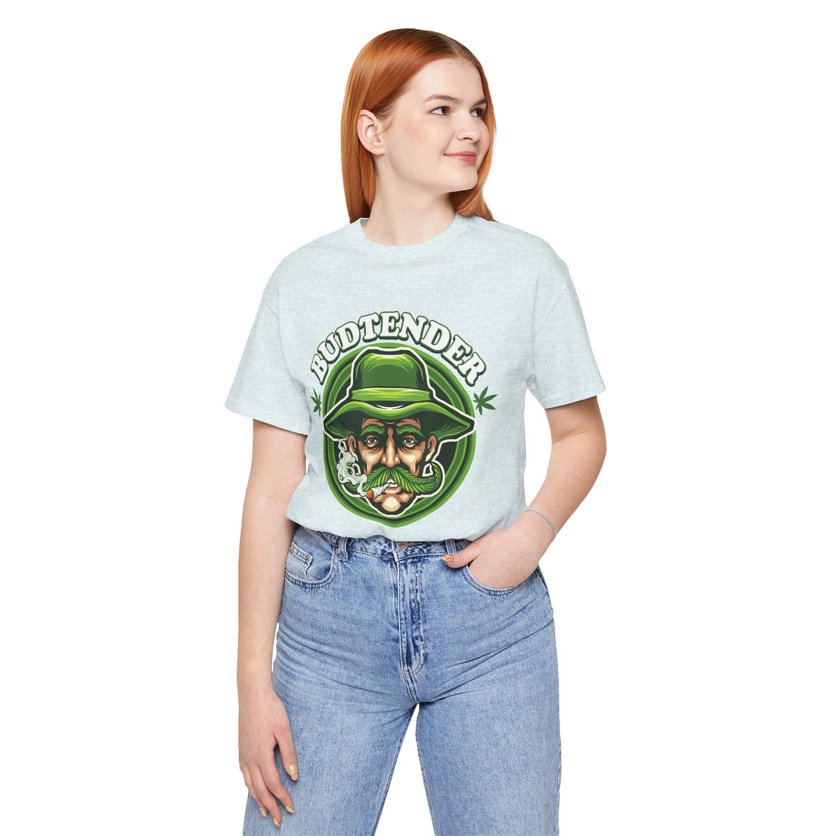 Budtender Graphic Tee – Retro Smoking Stoner Design