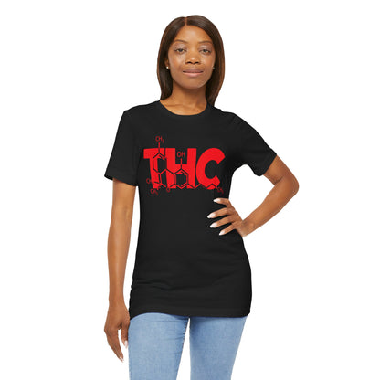 THC Molecule T-Shirt — Chemistry Graphic Cannabis Tee