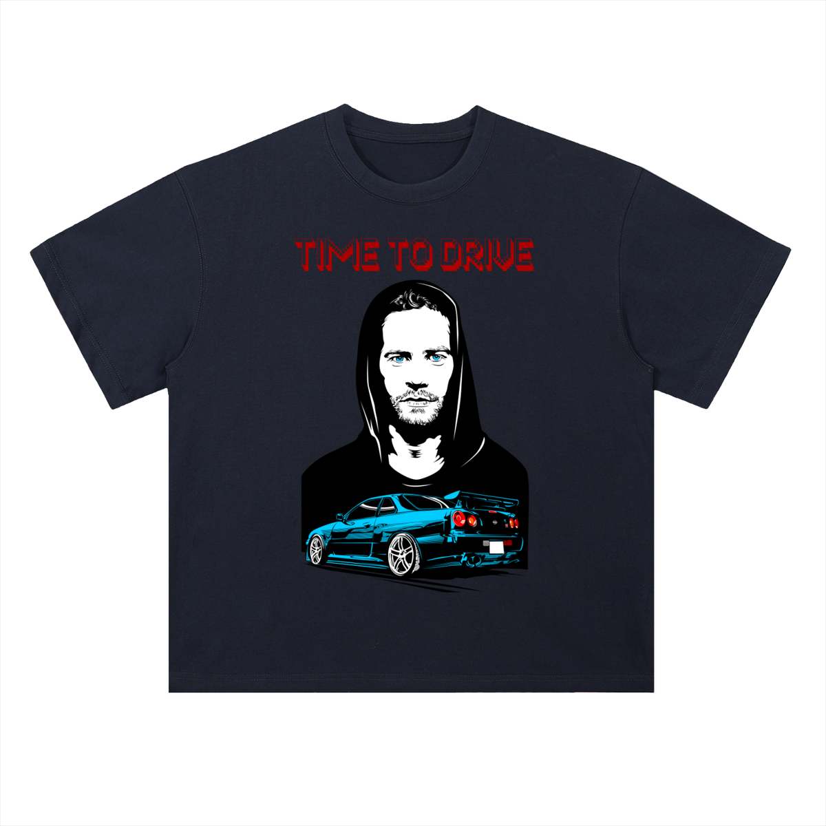 Paul Walker Skyline Cotton Graphic Tee