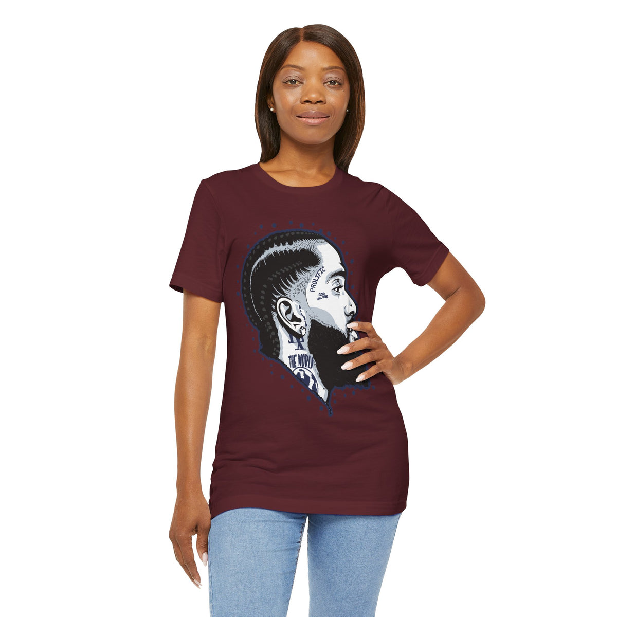 NIP HUSSLE PROLIFIC HIP HOP ARTIST GRAPHIC T SHIRT