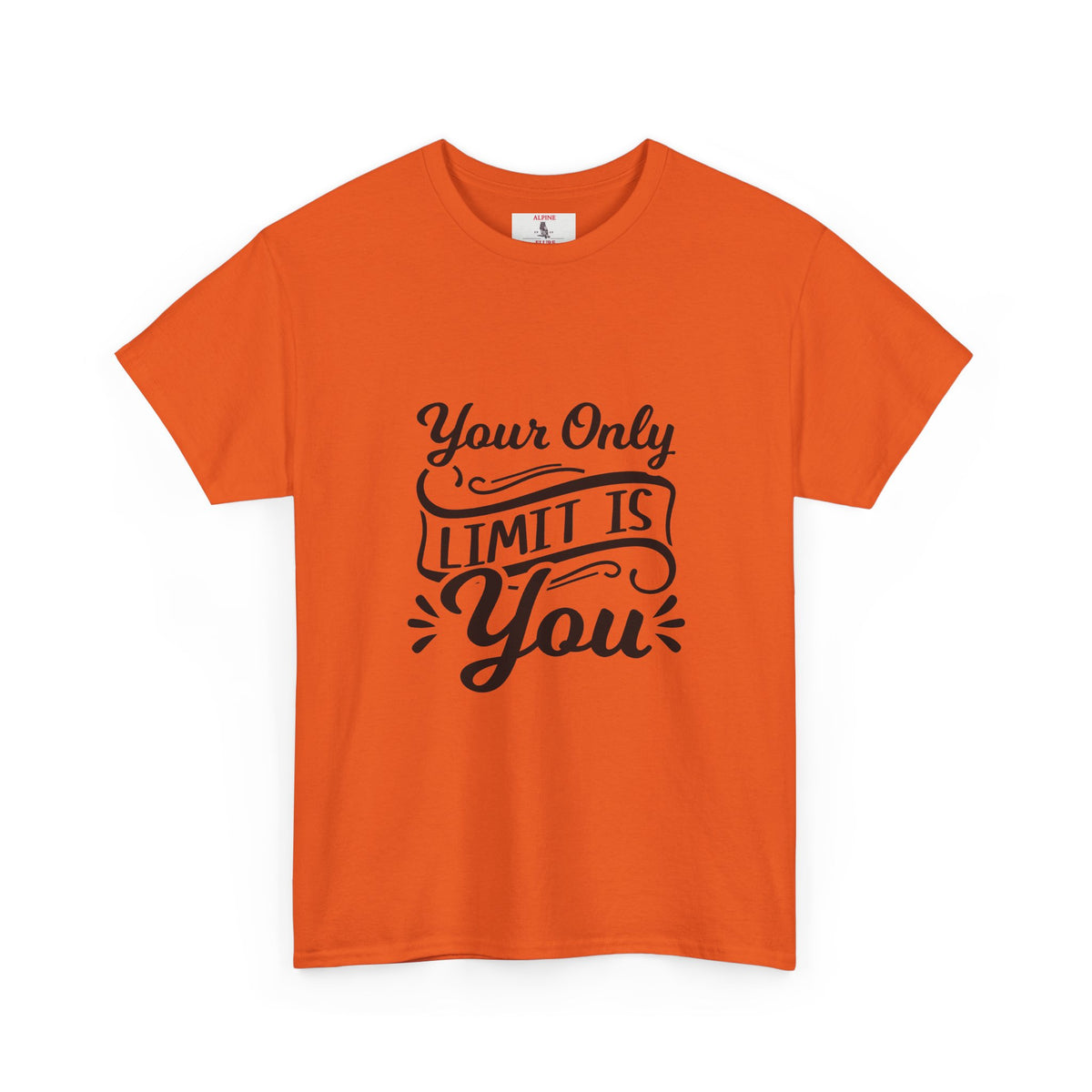 Motivational Tee — "Your Only Limit Is You / You Only Fail When You Stop Trying" Inspirational Shirt