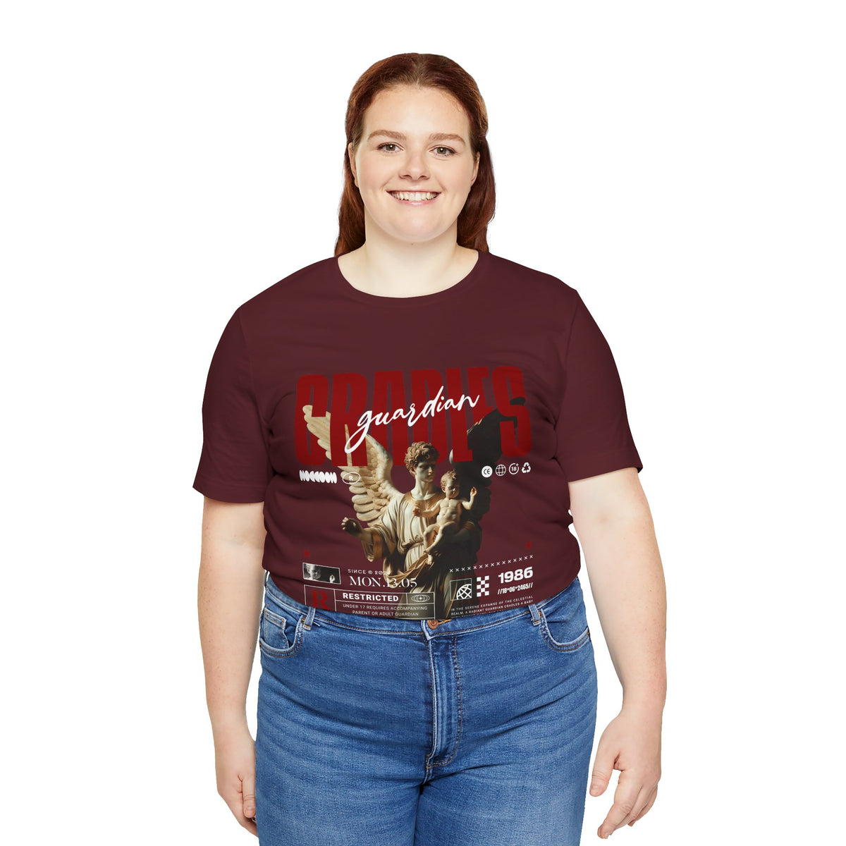 Guardian Angels Graphic Tee — 'Bodies' Vintage Statue Streetwear Shirt