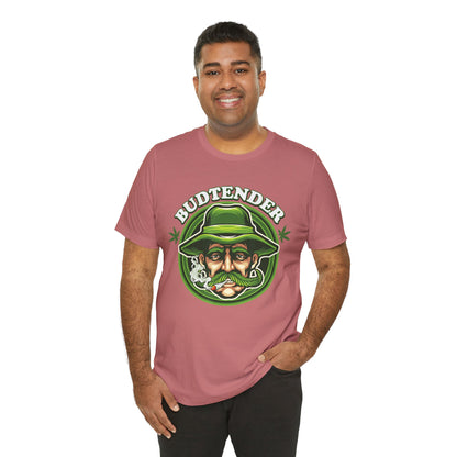 Budtender Graphic Tee – Retro Smoking Stoner Design