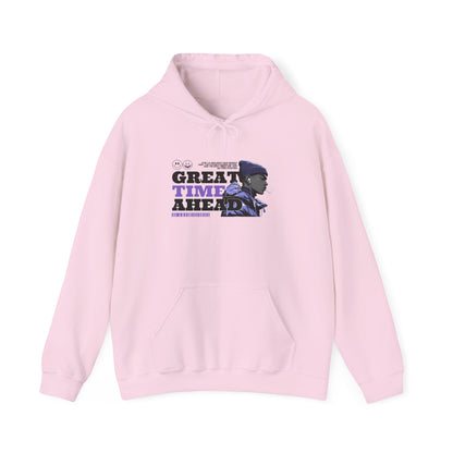 Great Times Ahead Hoodie — Positive Vintage Portrait Pullover