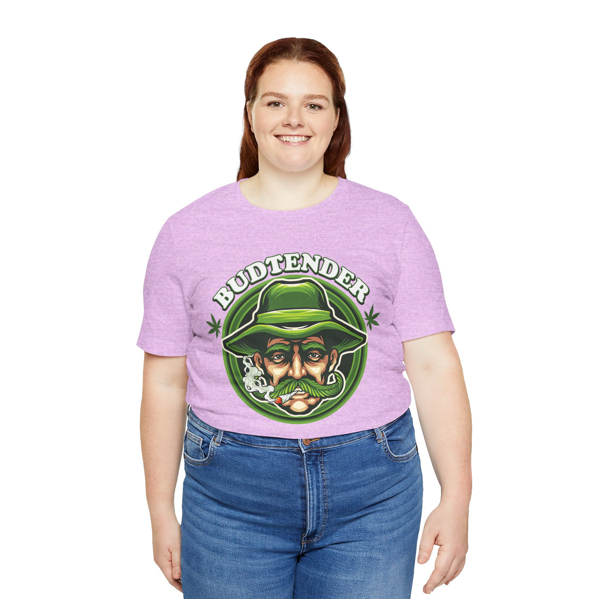Budtender Graphic Tee – Retro Smoking Stoner Design