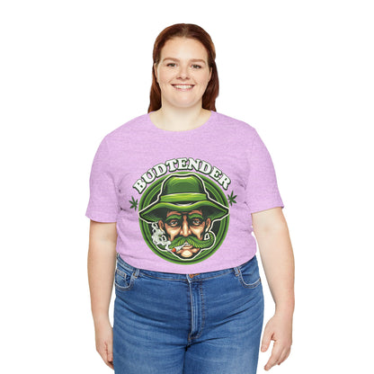 Budtender Graphic Tee – Retro Smoking Stoner Design