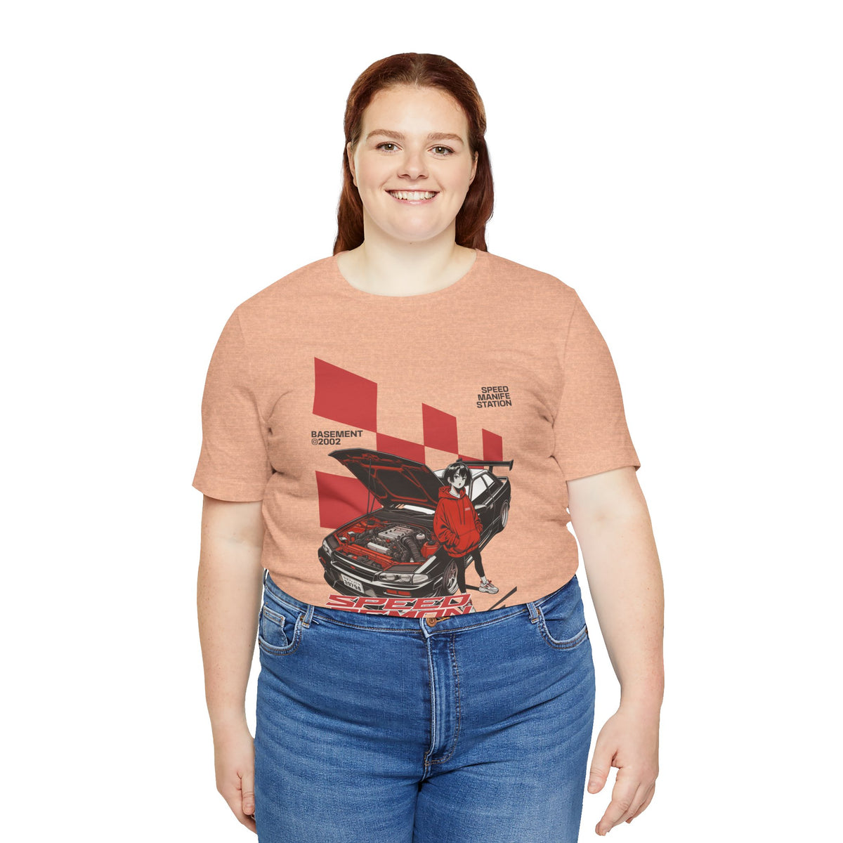 JDM Demon Street Racing T‑Shirt — Retro Car Anime Graphic Tee