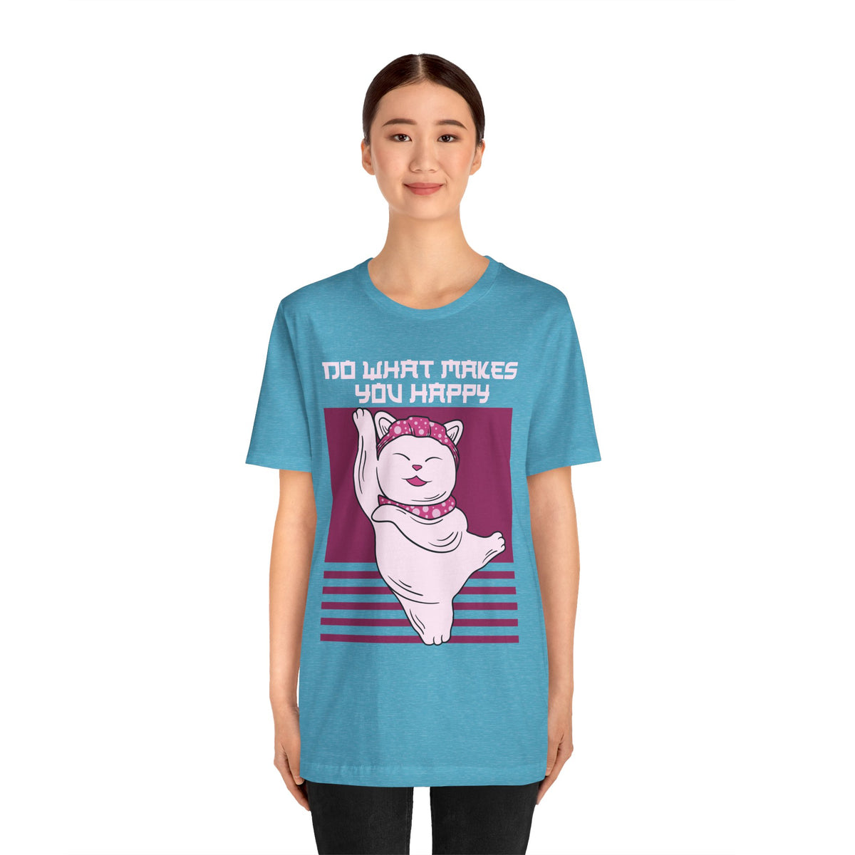 Do What Makes You Happy Cat Tee