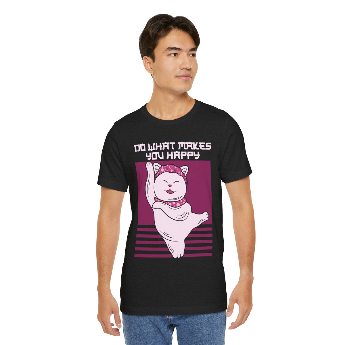 Do What Makes You Happy Cat Tee