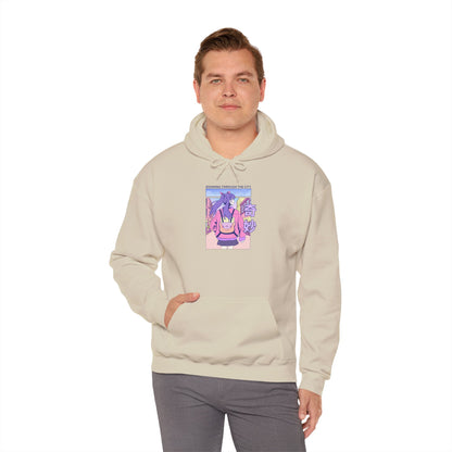 Anime Bunny Hoodie — Pastel Vaporwave Eeyore-Inspired Graphic