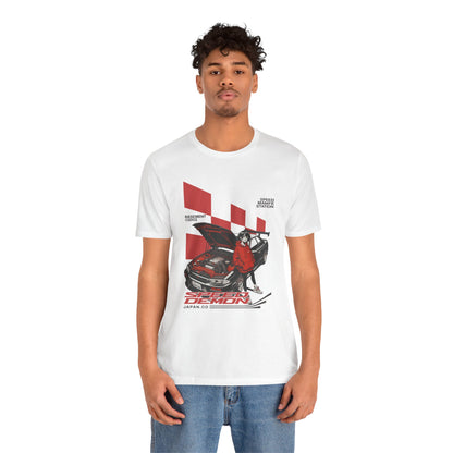 JDM Demon Street Racing T‑Shirt — Retro Car Anime Graphic Tee