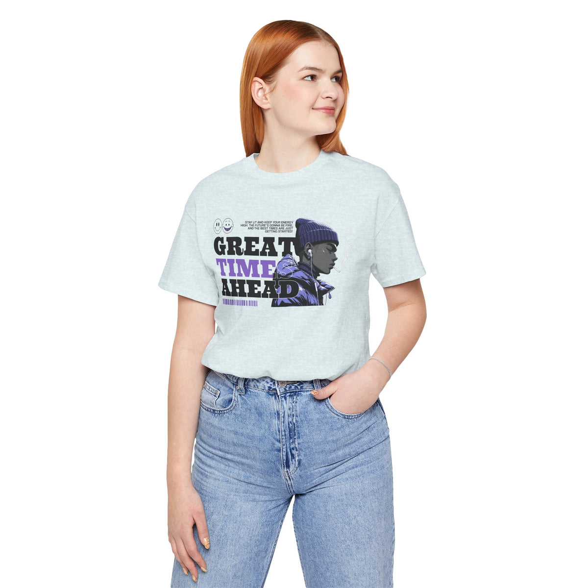 Great Times Ahead Graphic Tee — Motivational Streetwear T‑Shirt