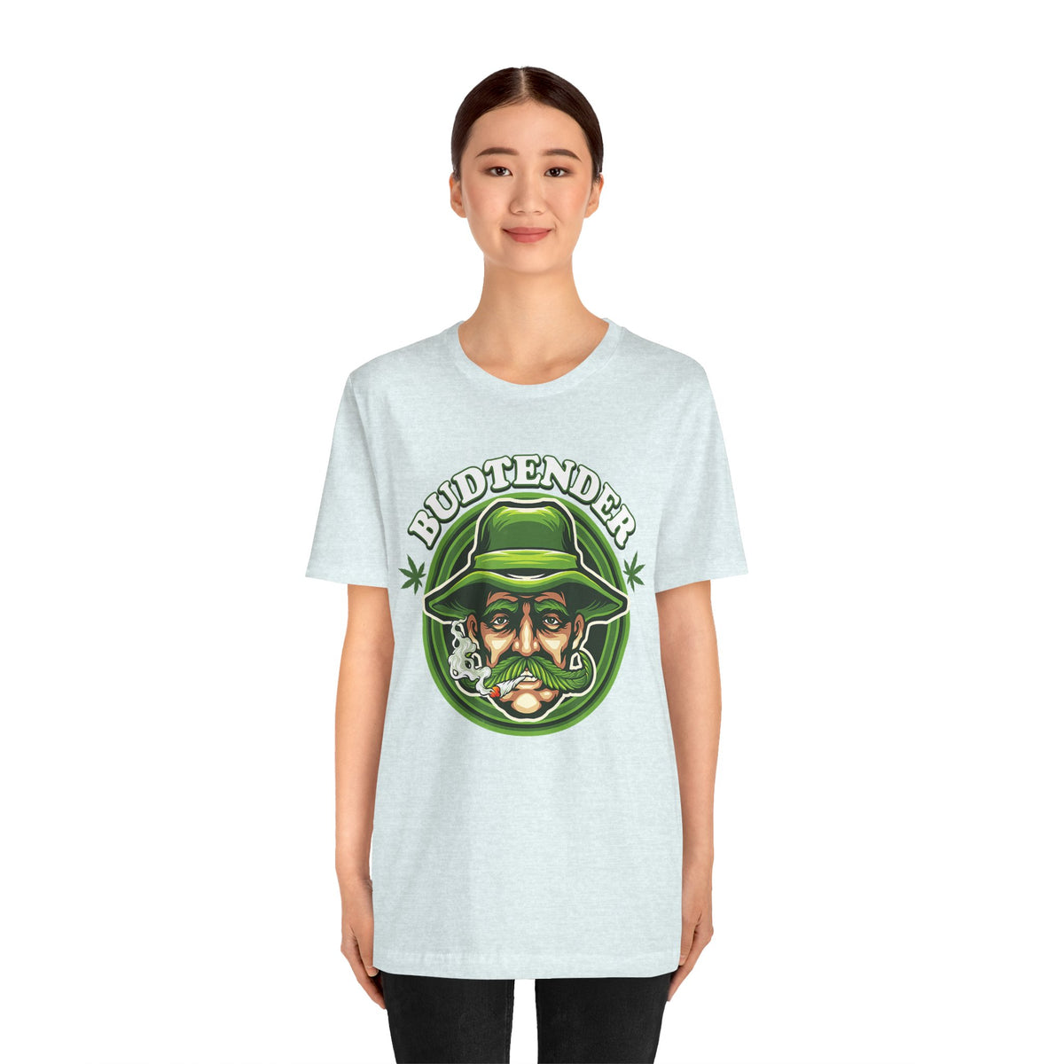 Budtender Graphic Tee – Retro Smoking Stoner Design