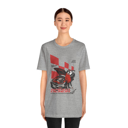 JDM Demon Street Racing T‑Shirt — Retro Car Anime Graphic Tee