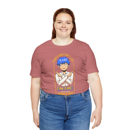 Anime Skeptic T‑Shirt — "People Who Don’t Like Anime Should Not Be Trusted" Graphic Tee
