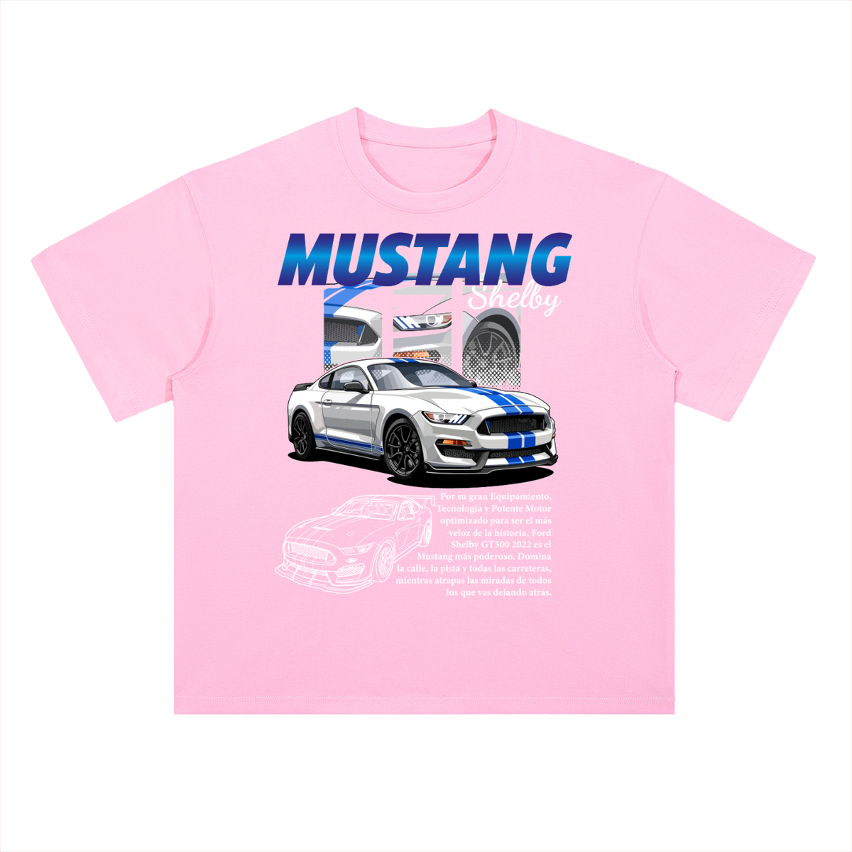 FORD MUSTANG SHELBY GT 500 Cotton T-Shirt