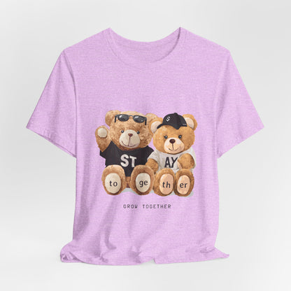 Teddy Bears "Stay Together" Graphic Tee — Cute Couple/Friendship Shirt