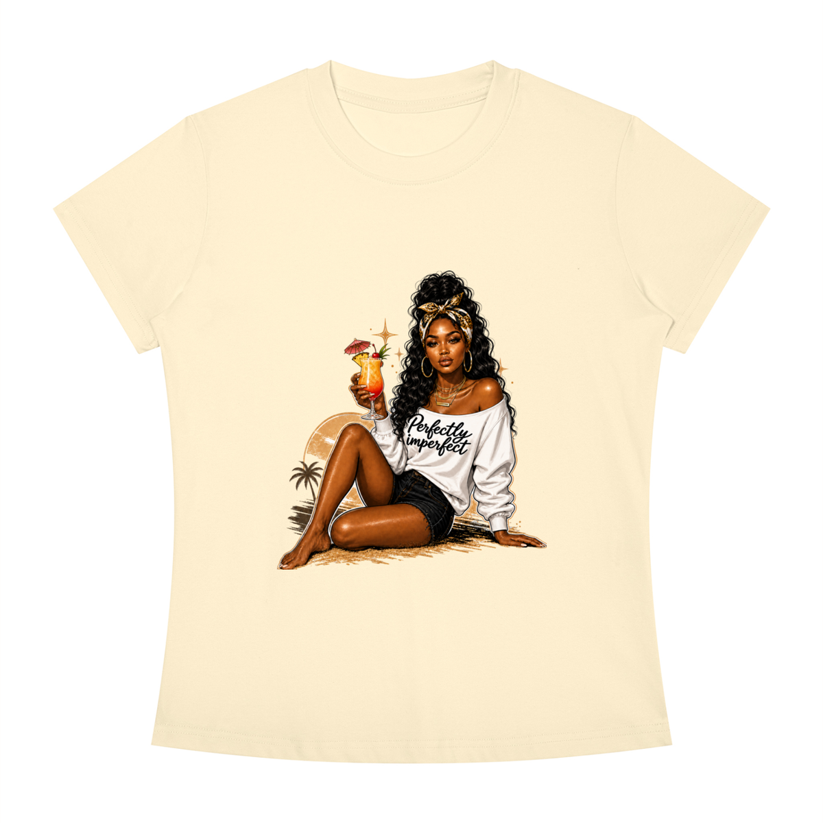 Perfectly Imperfect Women’s Slim-Fit Graphic Tee