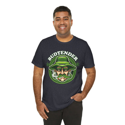 Budtender Graphic Tee – Retro Smoking Stoner Design