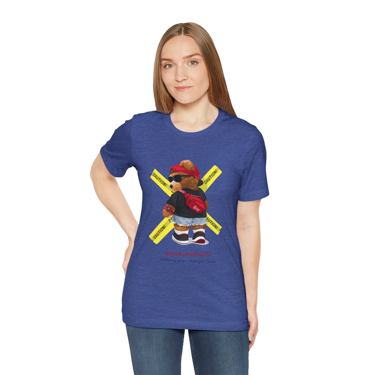 Teddy Bear 'Never Look Back' Graphic Tee