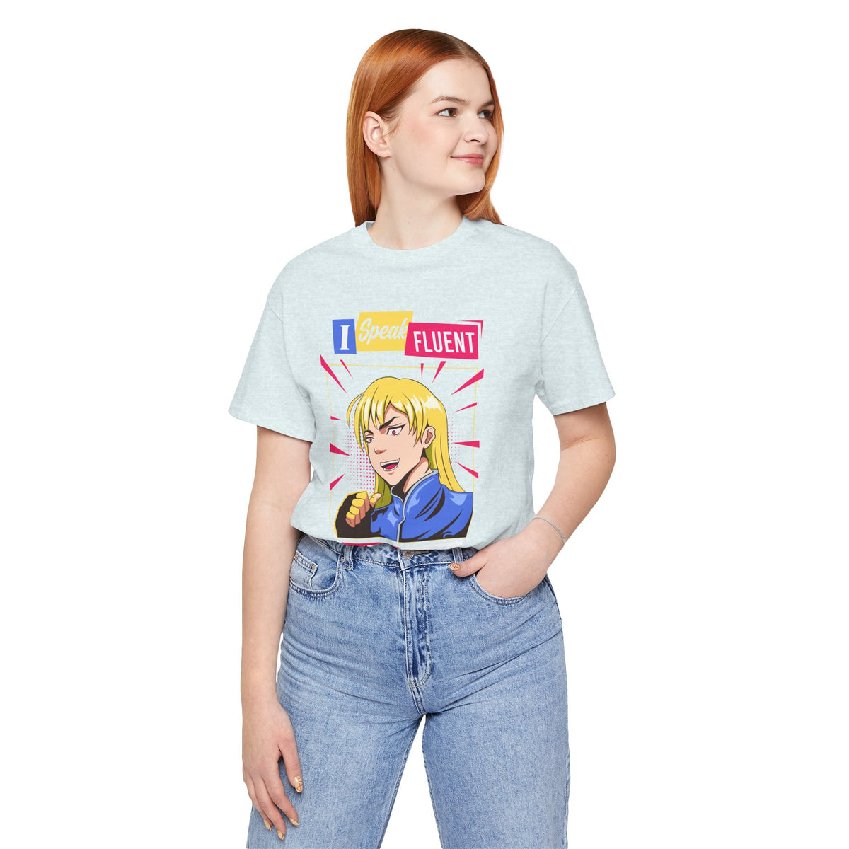 Anime Quotes T-Shirt — "I Speak Fluent Anime Quotes" Retro Manga Style Tee