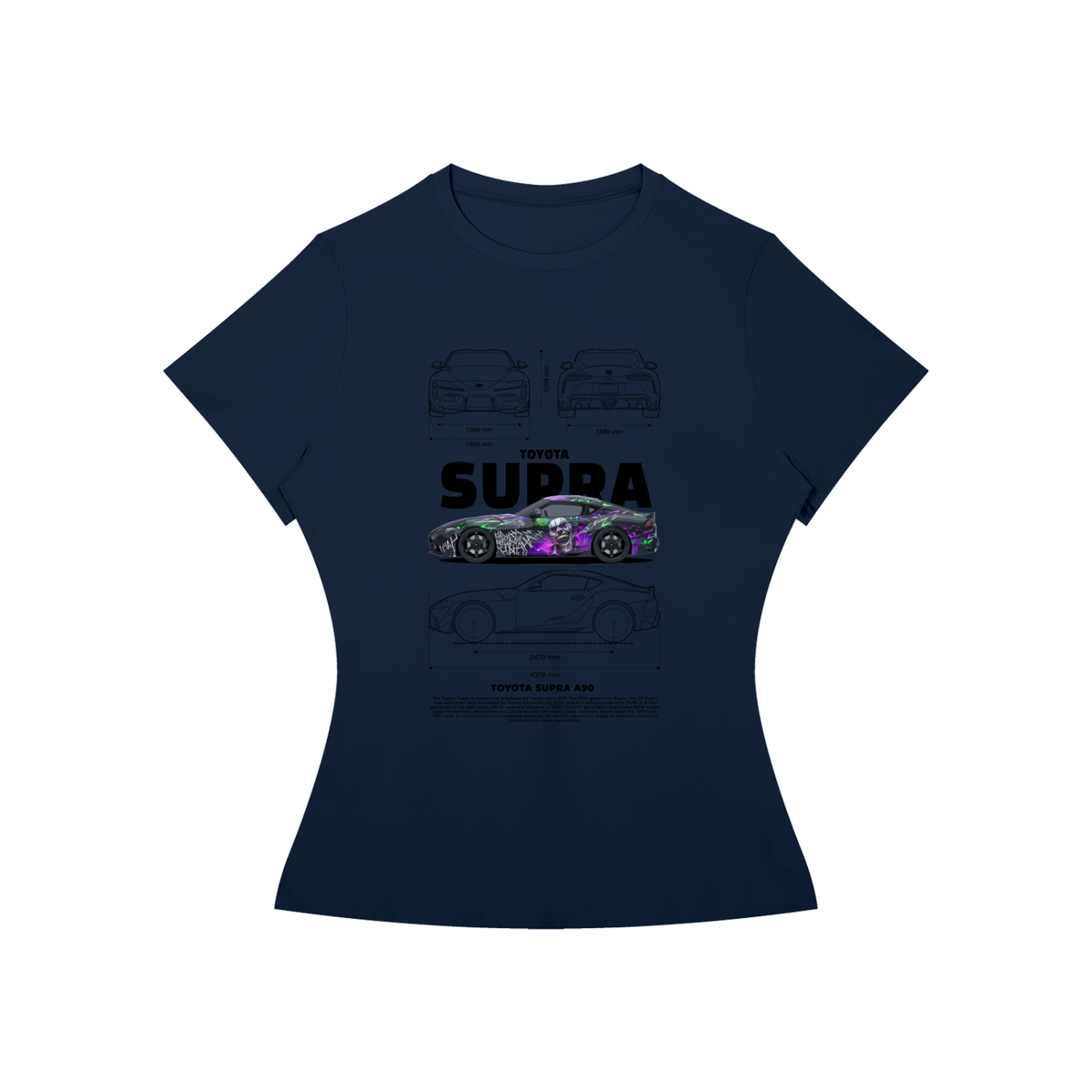 Toyota Supra A90 Women’s Slim-Fit Graphic Tee