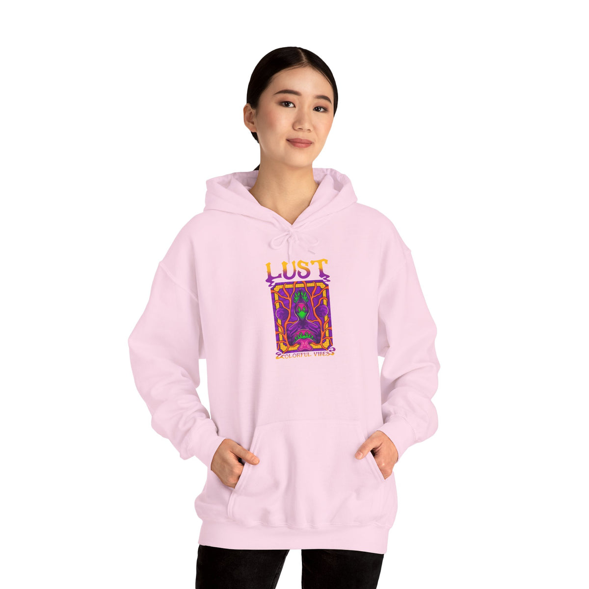 Lust Tarot Hoodie — Psychedelic Arcana Graphic Pullover