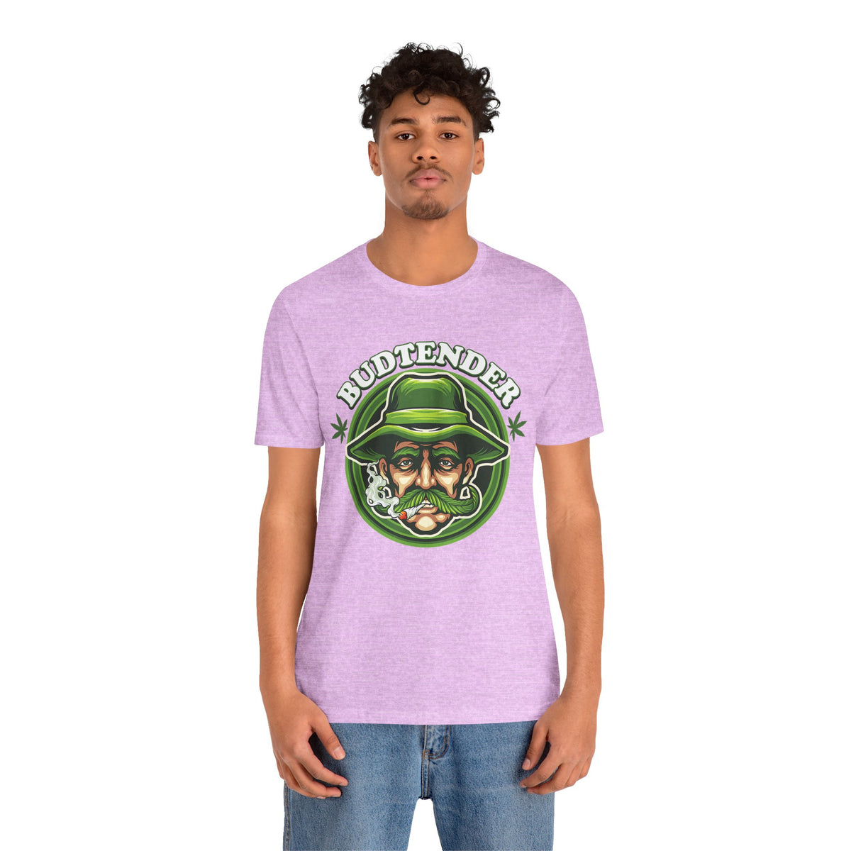 Budtender Graphic Tee – Retro Smoking Stoner Design