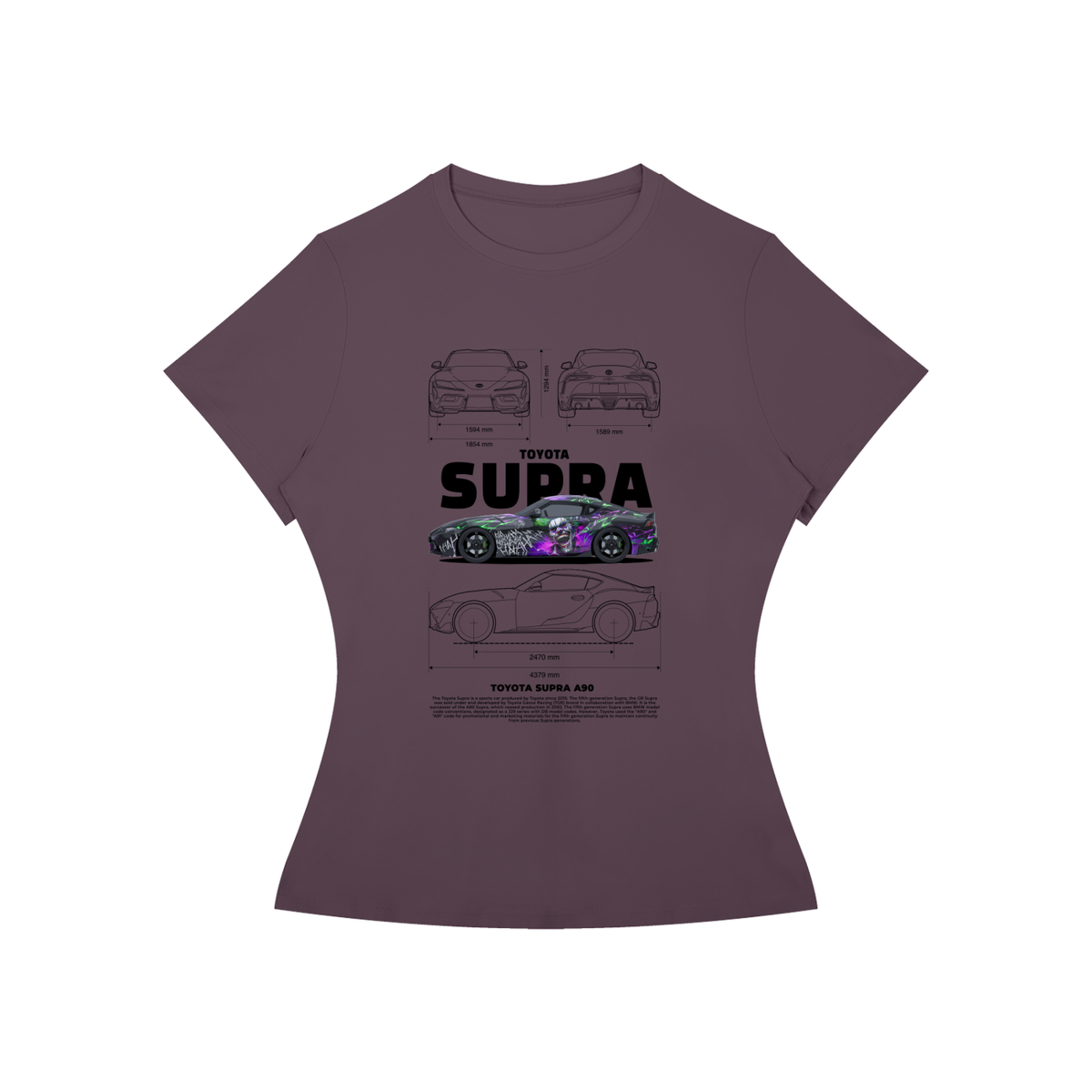 Toyota Supra A90 Women’s Slim-Fit Graphic Tee