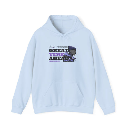 Great Times Ahead Hoodie — Positive Vintage Portrait Pullover