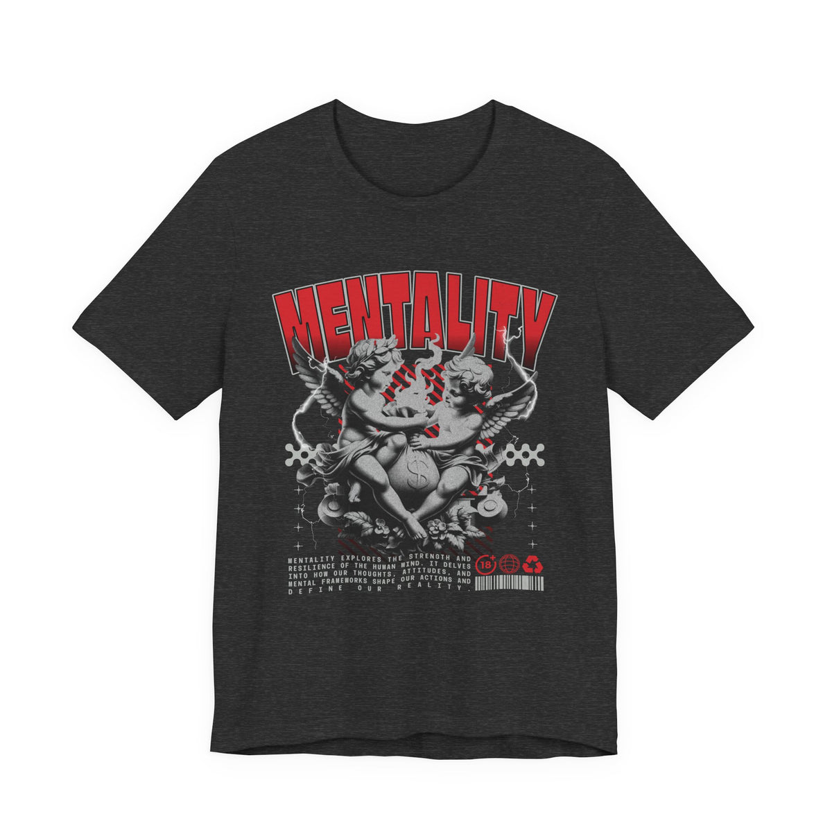 Mentality Graphic Tee — Vintage Cherub Skate Art Shirt