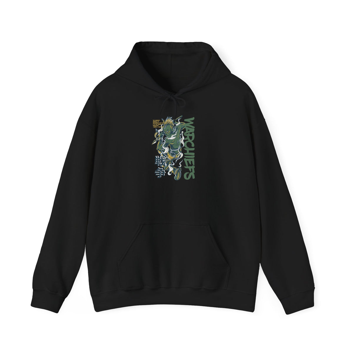 Warchiefs Dragon Hoodie – Asian-Inspired Warrior Graphic Sweatshirt