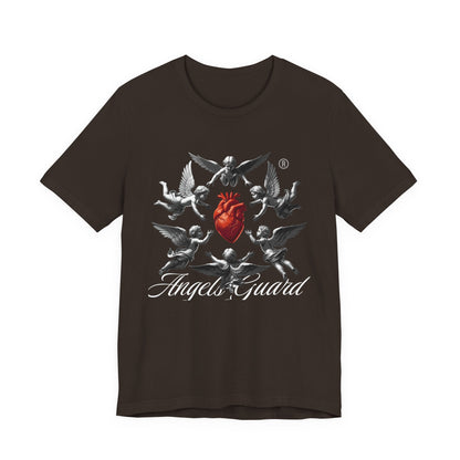 Angel Guard T‑Shirt — Sacred Heart & Cherub Graphic Tee