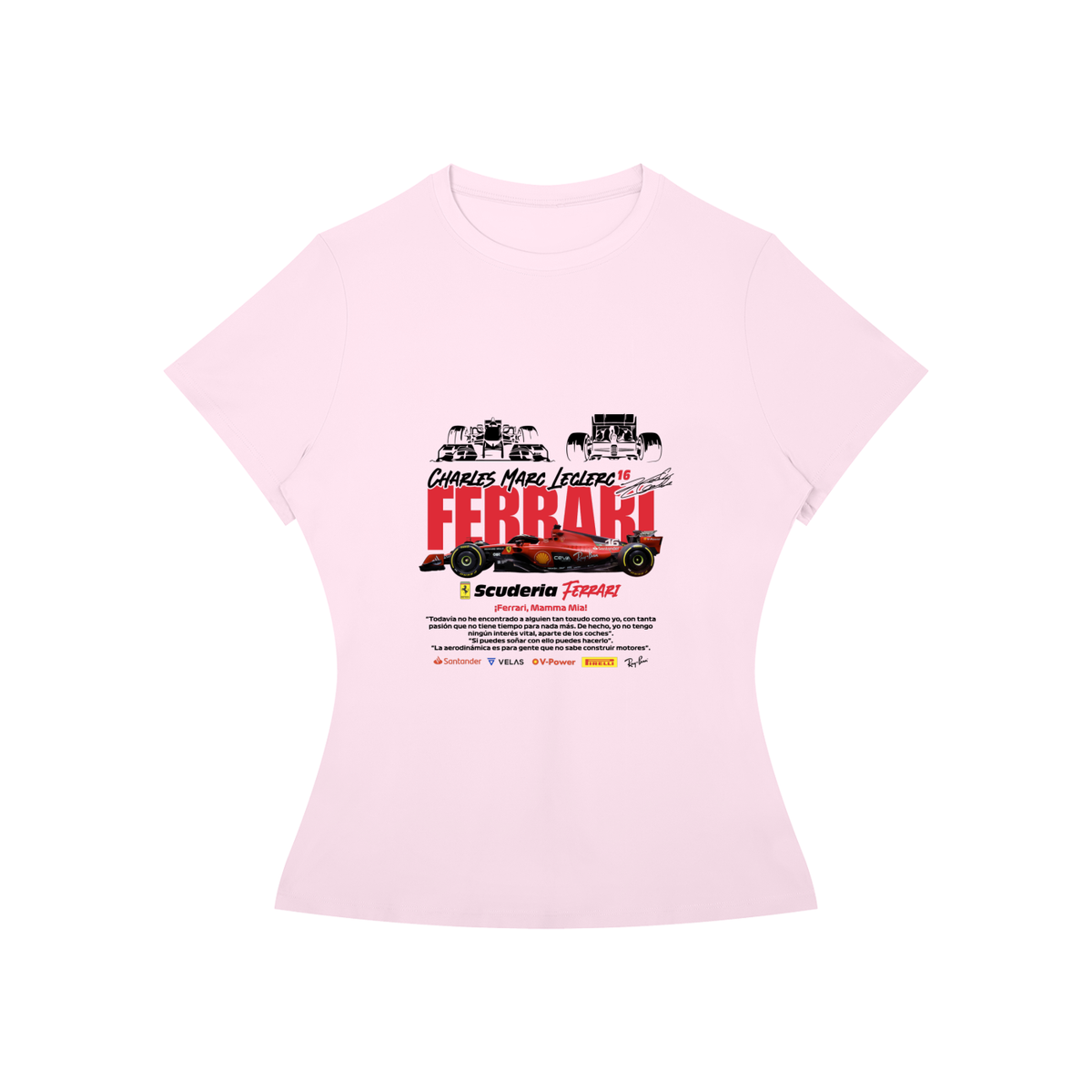 Ferrari Scuderia F1 Women’s Slim-Fit Graphic Tee