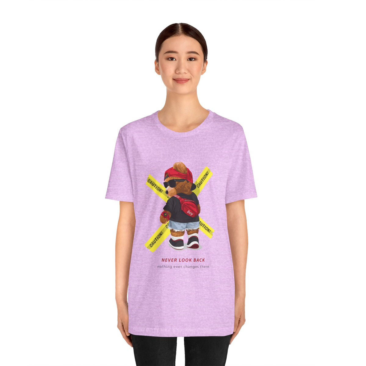 Teddy Bear 'Never Look Back' Graphic Tee