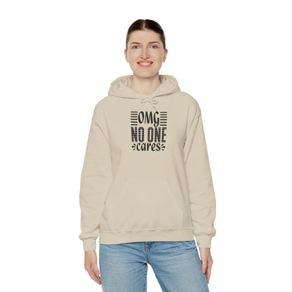 OMG No One Cares Hooded Sweatshirt