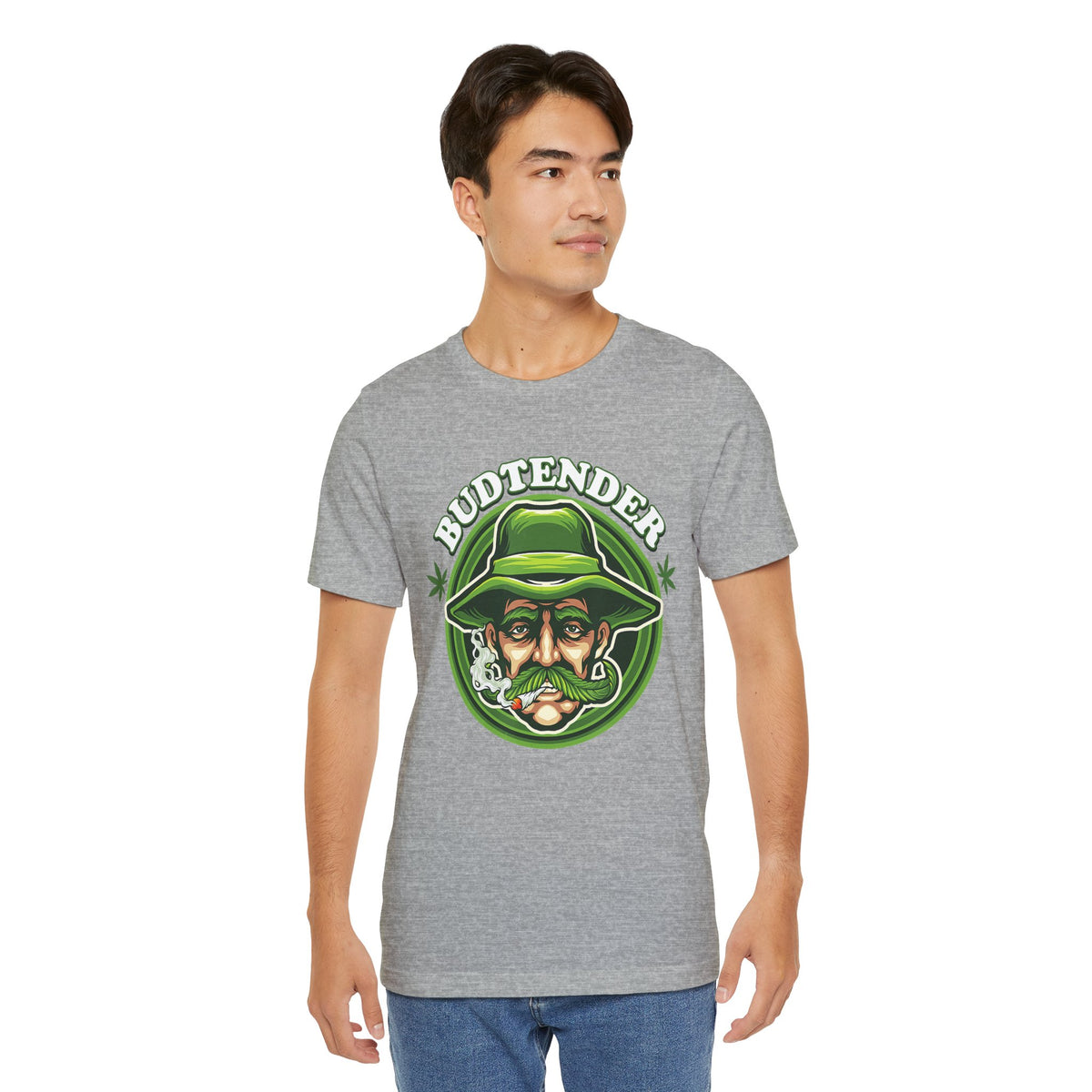 Budtender Graphic Tee – Retro Smoking Stoner Design