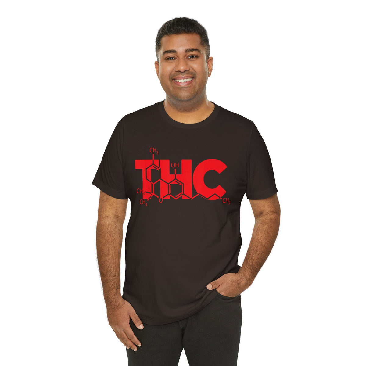 THC Molecule T-Shirt — Chemistry Graphic Cannabis Tee