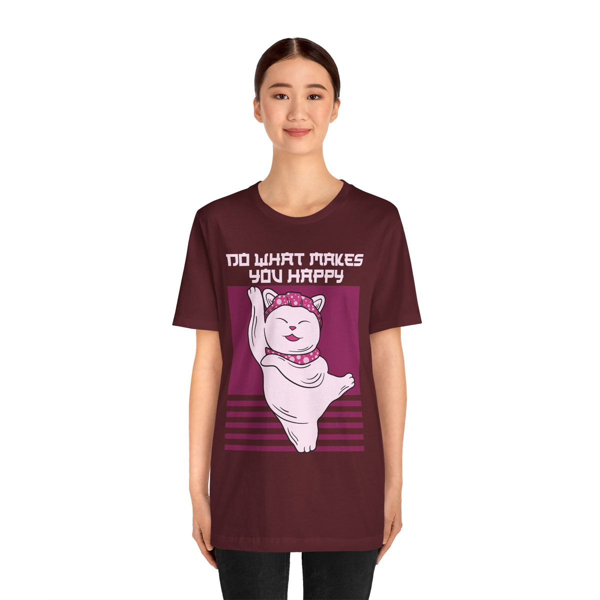 Do What Makes You Happy Cat Tee