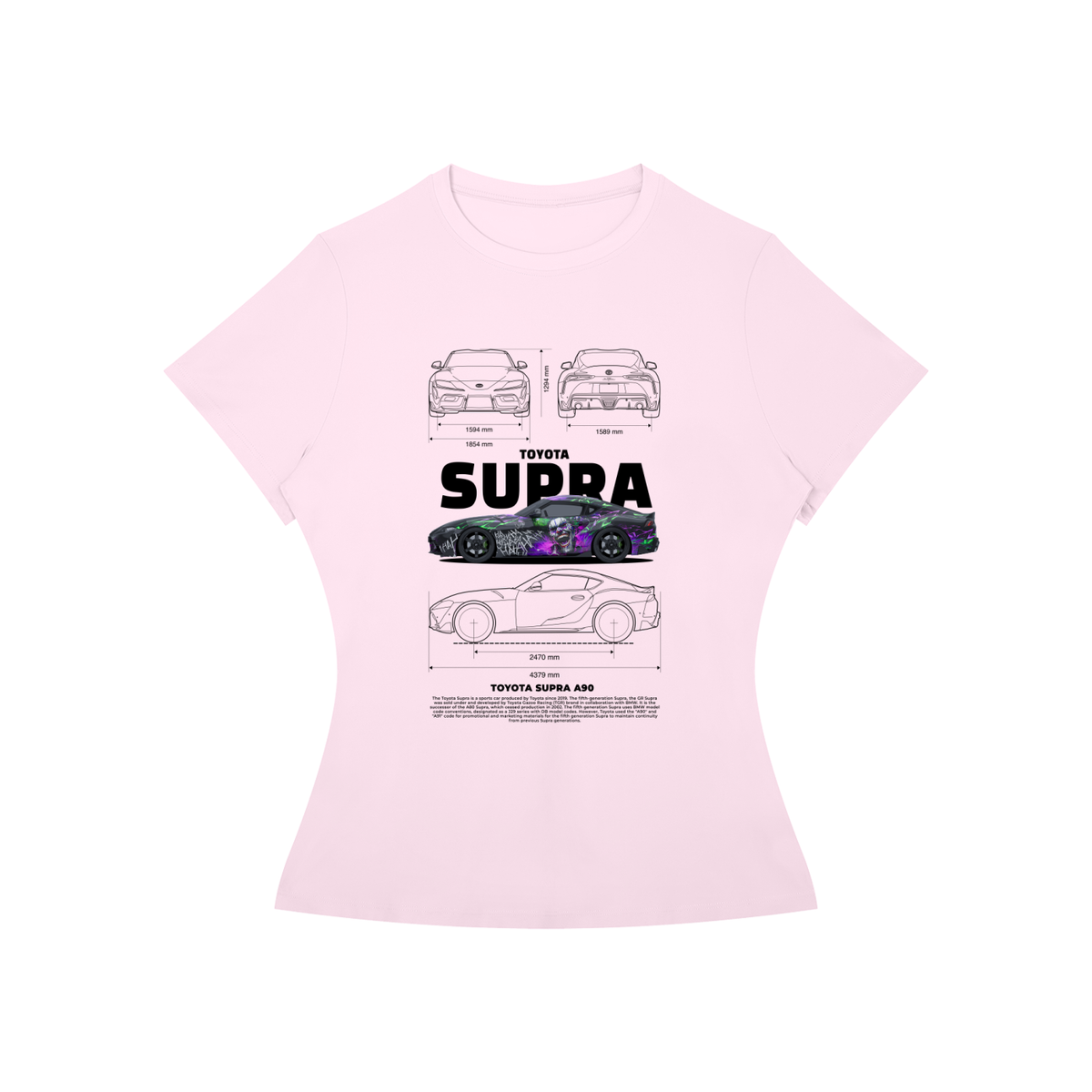 Toyota Supra A90 Women’s Slim-Fit Graphic Tee