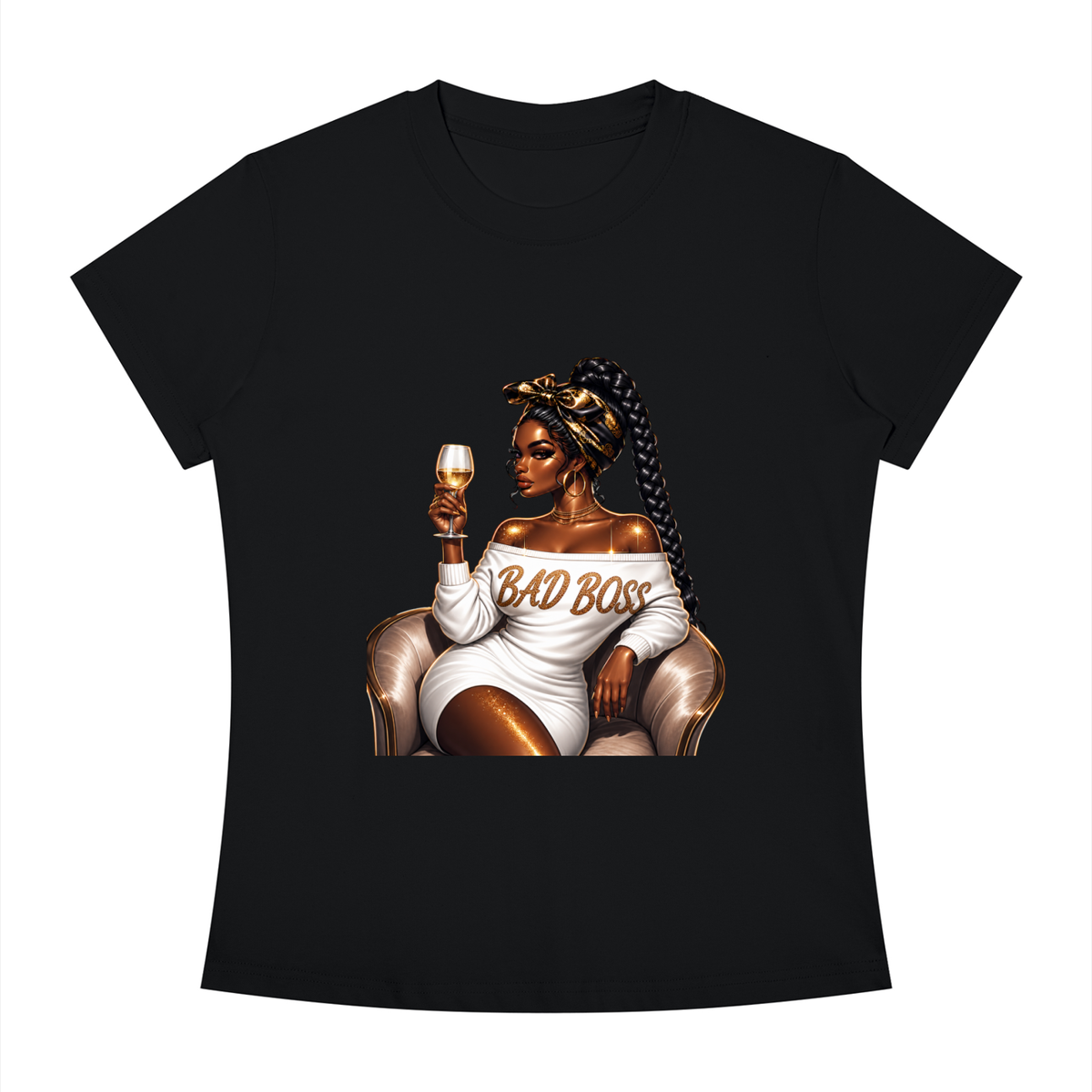 Bad Boss Women’s Slim-Fit Graphic Tee