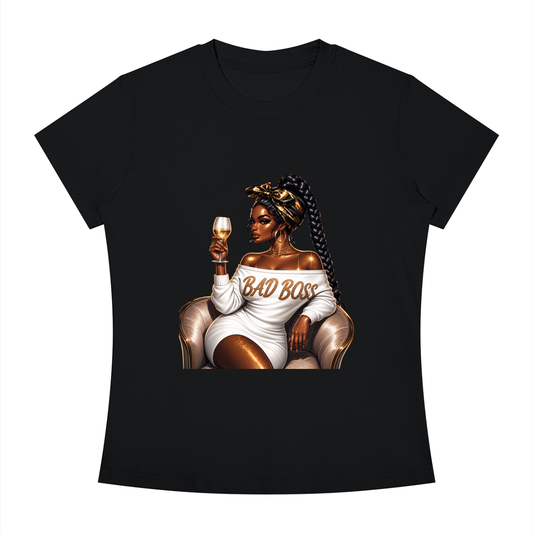 Bad Boss Women’s Slim-Fit Graphic Tee