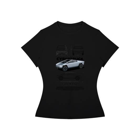 Cybertruck Women’s Slim-Fit Graphic Tee