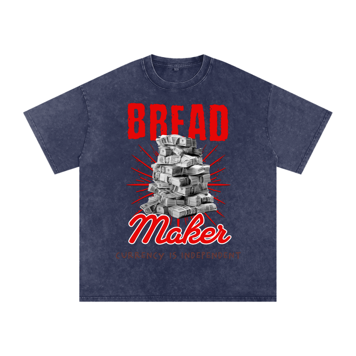 Bread Maker Snow-Washed Cotton Graphic Tee