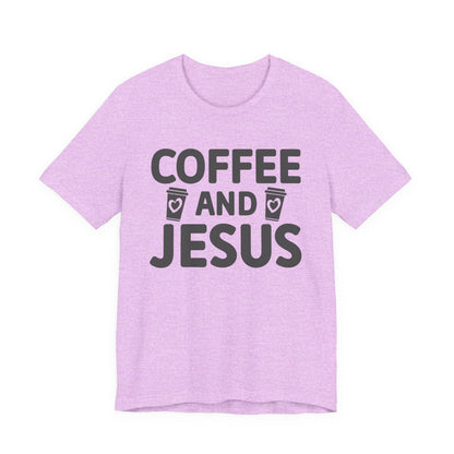 Coffee and Jesus T-Shirt — Christian Faith Graphic Tee