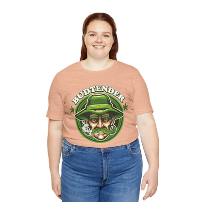 Budtender Graphic Tee – Retro Smoking Stoner Design